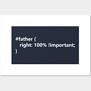 My father is a programmer! Posters and Art